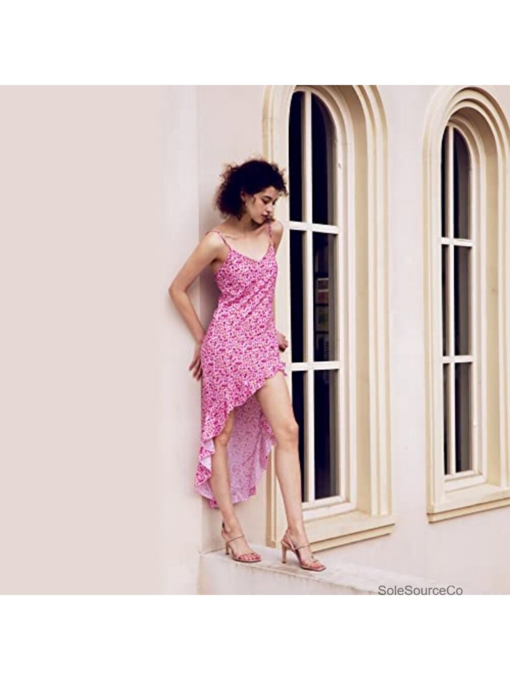 Strappy Open Toe High Heel Sandals with Ankle Strap - Picture 3 of 6